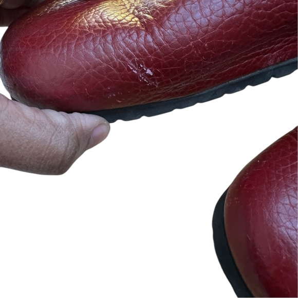 Birkenstock Boston clogs - Red tumbled leather - Size 38 (7 - 7.5) - Picture 6 of 10